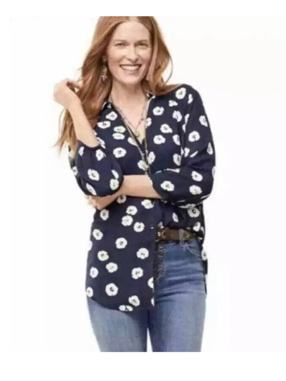 Cabi | Go To Tunic Blouse Floral Print size Small style 5705